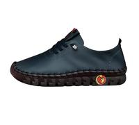 Scarpe da donna morbide in tessuto traspirante Go Walking Slip in Sneakers Casual Scarpe da tennis per le donne sotto i 10 anni, Marina Militare, 40.5 EU