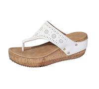 Scarpe Da Donna Nero Elegante Border European And America Plus Size Solid Color Estate Nuovo Articolo Fondo Tondo Spessa Sandali Alla Moda Stile A Spina Di Pesce Per Le Donne Sandali Rohde Da Donna