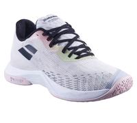 Scarpe da donna per badminton/squash Babolat Shadow Spirit 2 - white/white - Bianco (40,5)