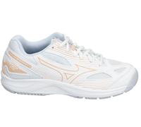 Scarpe da donna per badminton/squash Mizuno Cyclone Speed 4 - white/peach parfait/halogen blue (40)