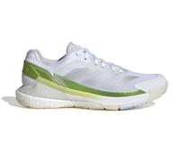 Adidas Donna Crazyquick Boost Padel Shoes, Cloud White/Zero Metalic/Lucid Lemon, 38 EU