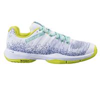 Scarpe da donna per il padel Babolat Sensa - white/spring bud - Multicolore (38)
