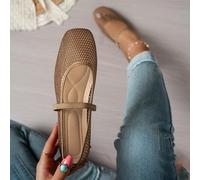 Scarpe da donna piatte con inserti in rete, slip-on, alla moda, casual, confortevoli e leggere, scarpe da ballo adatte per l'uso quotidiano in estate, regalo per la Festa della Mamma CN36,CN37,CN38,CN