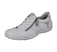 Remonte R3404 Scarpe casual in pelle con lacci, bianco, 6 UK