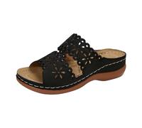 Scarpe da donna Sandali con zeppa con suola spessa Sandali con una gamba a alla moda