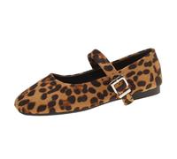 Scarpe Da Donna Sneakers Da Donna Leopardo Fibbia Scarpe Femminile Commercio Estero Primavera E Estate Nuova Europa E Stati Uniti Moda Con Le Donne Leggere, gold, 37 EU