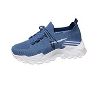 Scarpe da donna Sneakers e scarpe sportive da donna bianche nere blu sneakers in pelle scarpe da ginnastica estive bianche nere 40 piattaforme estive scarpe da allenamento plateau 38 blu scuro bianco