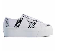 Scarpe da Donna SUPERGA Art. 2790 LETTERING TAPE JELLYSOLE BIANCO Sneakers plat