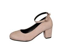 Scarpe da donna tacco alla moda eleganti scarpe con tacco a punta chiusa per tempo libero classico scarpe tacco piccolo sexy di grandi dimensioni scarpe tacco per club sera, bianco, 35 EU