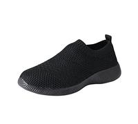 Scarpe da donna taglie forti, leggere, comode, antiscivolo, per il tempo libero, scarpe da donna, Nero , 37 EU