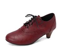 Scarpe da donna vintage Dirndl, scarpe per il tempo libero con fibbia, per il lavoro, pompe tradizionali in pelle, scarpe da ballo, ortopediche, eleganti, Chunky tradizionali, per feste e décolleté