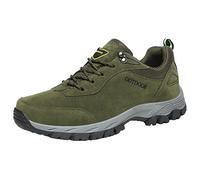 Scarpe da Escursionismo da Uomo Sneakers da Passeggio per Esterni A Vita Bassa Scarpe da Trekking per Sentieri da Viaggio con Smorzamento Antiscivolo,Verde,43 EU