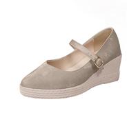 Scarpe da fitness da donna, leggere, da trekking, leggere, eleganti, in memory foam, per attività all'aria aperta, per il fitness, per la corsa su strada, beige., 36 EU