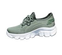 Scarpe da fitness da donna, traspiranti, in rete, antiscivolo, da jogging, leggere, comode, per il tempo libero, leggere, leggere, leggere, per il fitness, Verde menta, 39 EU