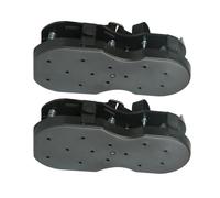 Scarpe da giardino con regolabile, sandali pre-assemblati con rivetti