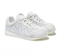 Scarpe da Ginnastica alla Moda da Donna - Sneakers Oxford Traspiranti, Leggere, Casual, con Lacci, Primavera-Autunno, con Colori Coordinati, Scarpe Basse Versatili,White-37