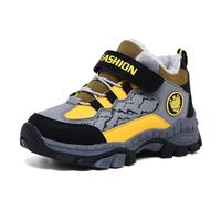Scarpe da Ginnastica Bambina 36 Sneakers Bambino 36 - Ragazzi Stivali da Neve in Pelle Invernali E Ispessiti Nuovi Antiscivolo E Caldi da Trekking Grandi E Piccoli (Yellow 40 Big Kids)
