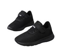 Scarpe da Ginnastica Bambina Ragazzo Ragazza Sneakers Traspirante Mesh Scarpe Sportive Bambini Leggeri Confortevoli per Camminare Corsa Casual per All'aperto Giocare 5-12 Vestibilità Facile, Nero