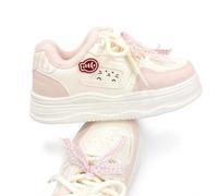 Scarpe da Ginnastica Bambini Gatto | Fodera in peluche, cciatura frontale, suola con rialzo, design gatto, per giocare, per i più piccoli