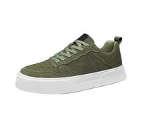 Scarpe da ginnastica basse da donna e uomo, traspiranti, per il tempo libero, leggere, spesse, per la salute, per il jogging, per attività all'aria aperta, verde, 44 EU