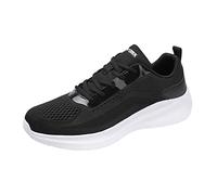 Scarpe da ginnastica bianche da uomo, tinta unita, traspiranti, in rete, estive, per il tempo libero, per il fitness, con suola morbida, antiscivolo, scarpe da tennis, scarpe da jogging, taglia 40-45