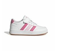 adidas BREAKNET 3.0 Shoes Children, Scarpe Unisex-Bambini, Ftwr White/Pink Fusion/Clear Pink, 35 EU