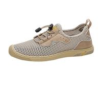 Scarpe da ginnastica casual da uomo, vestibilità larga, scarpe da ginnastica basse da uomo, in rete traspirante, con lacci, scarpe da ginnastica antiscivolo a goccia zero, leggere, scarpe da corsa