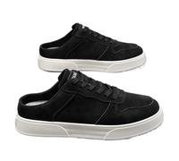 Scarpe da ginnastica casual slip-on uomo, mocassini leggeri a mezza scivolata, scarpe antiscivolo traspiranti for gli spostamenti quotidiani e l'estate