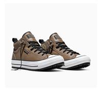 Converse - Scarpe idrorepellenti e calde - Chuck Taylor All Star Malden Street Boot Taupe/Black/White per Uomo in Pelle - Taglia 43 - Marrone