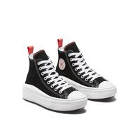 Converse Scarpe Chuck Taylor All Star Move Jr Gs Canvas Platform Nero 39
