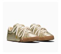 Scarpe da ginnastica CHUCK TAYLOR LO METALLIC LEATHER Giallo 39