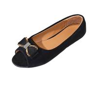 Scarpe da Ginnastica Comode per Camminare Ortopediche Donna Pianta Larga Slip-On Sportive Tempo Libero Traspiranti con Suola Antiscivolo e Leggere (Black, 43)