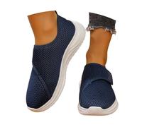 Scarpe da Ginnastica Comode Scarpe Casual da Donna, Eleganti e Leggere, in Maglia, Indossare Tutti i Giorni, perfette per Le Mamme attive (Navy, 39)