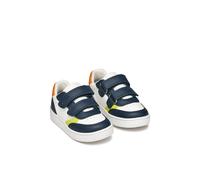 Geox B ECLYPER Boy A, Scarpe da Ginnastica Bimbo 0-24, Navy/White, 20 EU