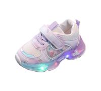 Scarpe da ginnastica con zeppa da donna, casual, per bambini, taglia 31, Lilla, 25 EU