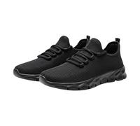 Scarpe da ginnastica da donna bianche, scarpe da jogging da donna, ammortizzate, per attività all'aperto, fitness, jogging, sport, tinta unita, per il tempo libero, scarpe da corsa, scarpe da trekking