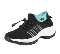 Scarpe da ginnastica da donna casual antiscivolo da lavoro confortevole scarpe sportive per il tempo libero comode leggere sneakers fitness palestra jogging all'aperto, A azzurro cielo., 36 EU