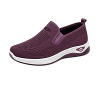 Scarpe da ginnastica da donna, comode, leggere, traspiranti, antiscivolo, da camminare, da corsa, suola morbida, scarpe da ginnastica, Lilla, 38 EU