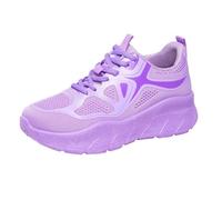 Scarpe da ginnastica da donna, comode, per attività all'aperto, palestra | Il vivace colore neon aggiunge energia alla tua attrezzatura da allenamento I materiali leggeri rendono ogni corsa senza