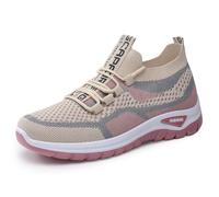 Scarpe da ginnastica da donna, comode, scarpe da corsa, suola morbida, antiscivolo, traspiranti, per il tempo libero, sportive, casual, sportive, ortopediche, Colore: rosa., 43 EU
