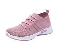 Scarpe da ginnastica da donna, con cuscinetto d'aria, antiscivolo, con supporto per arco plantare, traspiranti, comode, in rete, suola morbida e spessa, ortopediche, casual, per attività all'aperto e