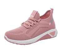 Scarpe da ginnastica da donna, con lacci, antiscivolo, con supporto per l'arco plantare, in rete traspirante, basse e ortopediche, leggere e comode, scarpe da corsa su strada, sportive, tennis, casual