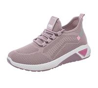 Scarpe da ginnastica da donna, con lacci, antiscivolo, con supporto per l'arco plantare, in rete traspirante, basse e ortopediche, leggere e comode, scarpe da corsa su strada, sportive, tennis, casual