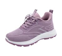 Scarpe da ginnastica da donna, con lacci, basse, in rete, leggere, traspiranti, da corsa, antiscivolo, comode, casual, da camminata, ortopediche, con supporto per arco plantare, scarpe da tennis