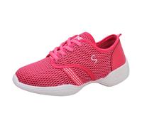 Scarpe da ginnastica da donna con lacci, suola divisa, cuscinetti d'aria, moderne scarpe da ballo con plateau, scarpe da ginnastica bianche, scarpe estive, scarpe da corsa, scarpe da corsa leggere in