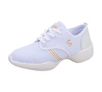 Scarpe da ginnastica da donna con lacci, suola divisa, cuscinetti d'aria, moderne scarpe da ballo con plateau, scarpe da ginnastica bianche, scarpe estive, scarpe da corsa, scarpe da corsa leggere in