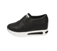 Scarpe da ginnastica da donna con paillettes e zeppa, in tessuto | Scarpe minimaliste, adatte per escursioni, passeggiate, tutti i giorni e per la transizione tra le stagioni