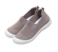 Scarpe da ginnastica da donna, estive, in rete, traspiranti, comode, tinta unita, suola morbida, antiscivolo, leggere, in tessuto, per attività all'aria aperta, corsa, hiking, per il tempo libero, 35