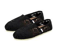 Scarpe da ginnastica da donna, estive, leggere, in rete, comode, traspiranti, comode, traspiranti, alla moda, per il tempo libero, per tutti i giorni, Nero , 37 EU