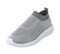 Scarpe da ginnastica da donna, estive, per il tempo libero, da jogging | Pantofole larghe, extra larghe, resistenti all'usura, retrò, morbide, leggere, aperte sul retro, casual